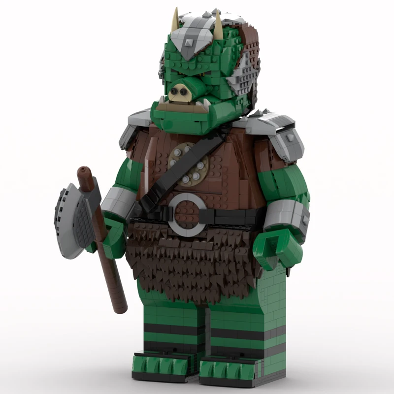 3111pcs MOC Gamorrean Guard Mega Star Battle Model Building Blocks Home Decor Desk Display Shelf Accent Premium Gift For Adults