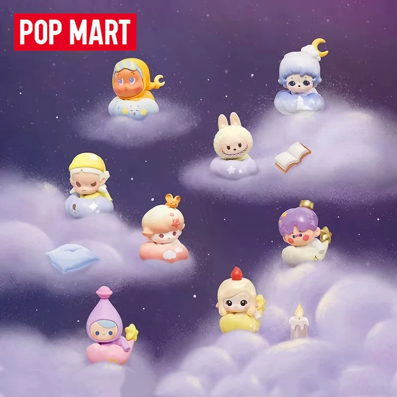 

Официальный товар POPMART POP BEAN Goodnight, Night Sky Series Blind Box Toys Фигурка Mystery Box POP BEAN Коллекционная модель