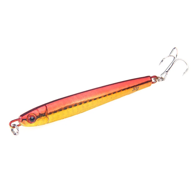 Fishing Lure Set Long Shot Super Slim Metal Casting Jig 30G 9CM Shore Cast Jigging Spoon Fishing Lure Artificial Bait Tackle