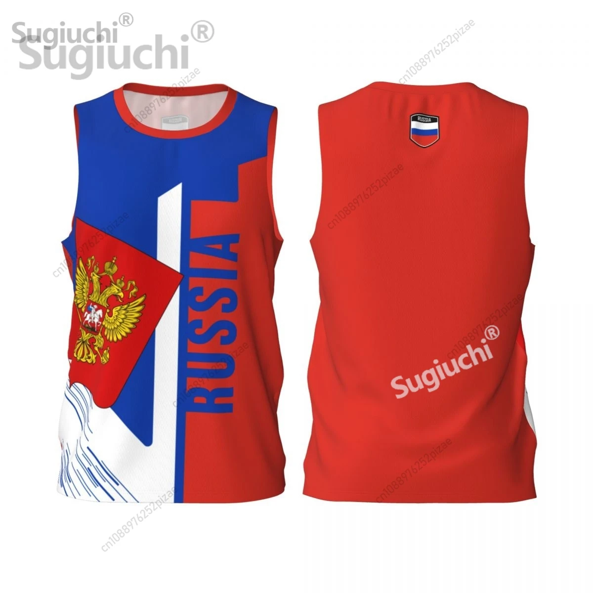 Custom Name Number RUSSIA 3D Flag Sports T-shirts Men Clothing Breathable For Basketball Running Fitness T shirt
