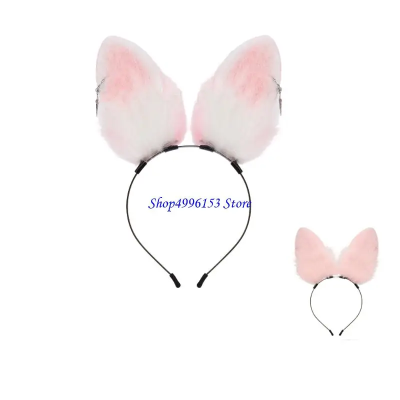 

Q0KE повязка на голову с ушками пасхального кролика, повязка на голову с кроличьими ушками, аксессуары для костюма кролика