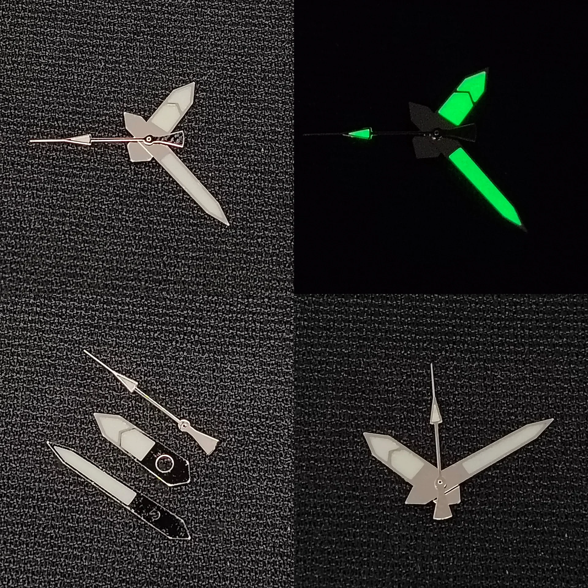 Men's Wristwatch Replacement 3 Pins Watch hands with High brightness Luminous for Japan C3 NH35/NH36 Movement  Accessories