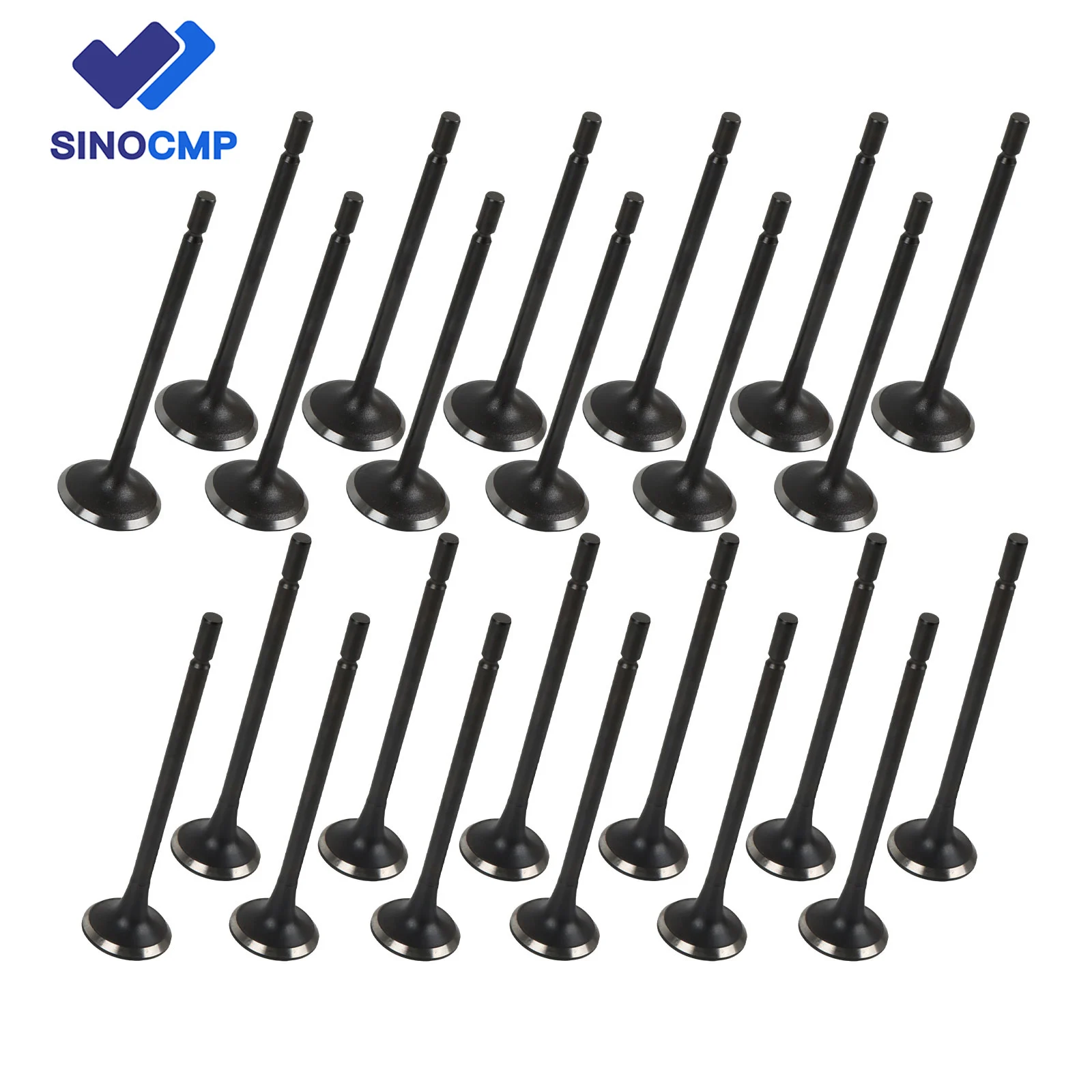 

24pcs G6EA 22211-3E000 22212-3E000 Intake & Exhaust Valve For Hyundai Grandeur Azera Santa Fe Kia Cadenza K7 Carnival Sedona 2.7