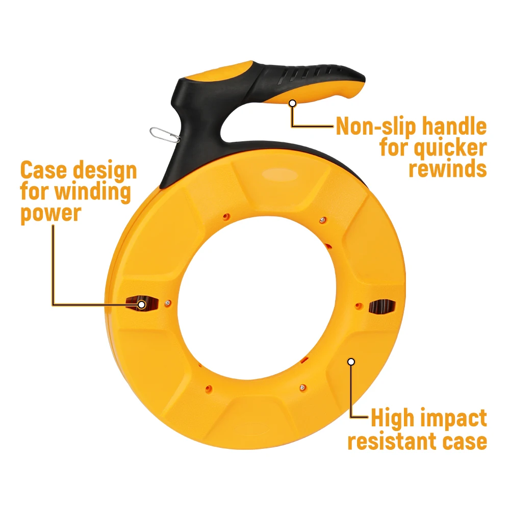Cable Wire Guide Clamp Pulley Carbon Steel Home Wall Line Guide Rail Use In Cable Routing Projects  Push Belt Wire Drawer 30m