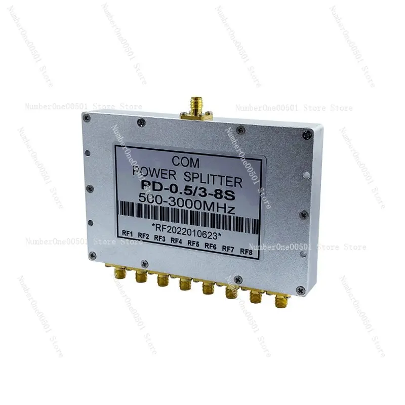 SMA 8 Way Microstrip Power Divider 500-3000MHz 2-6GHz 2.4G 5.8G WiFi Splitter Combiner 1 to 8