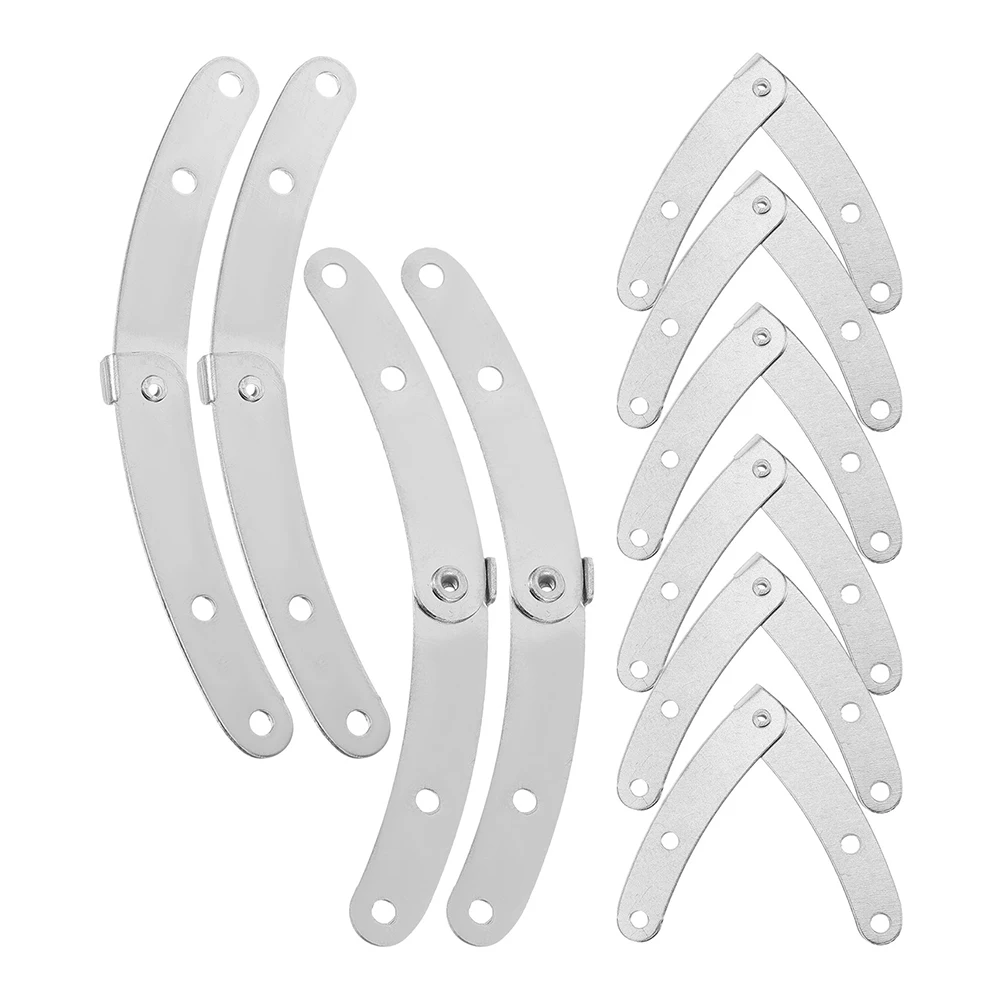 

20pcs Metal Box Hinges Full Buffer Design Strong Durable Lid Support For Jewelry Gift Boxes Wardrobes Furniture Cabinet Door
