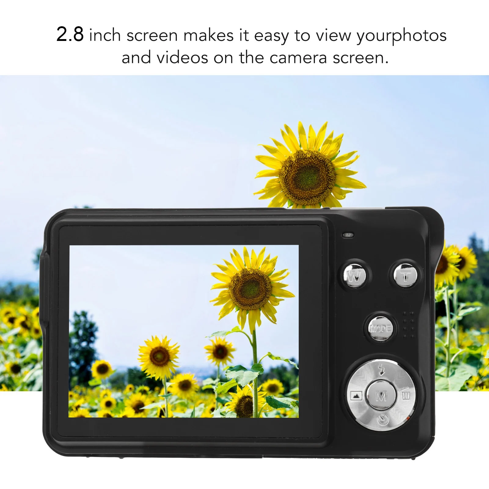 Cámara Digital HD de 2,8 pulgadas, 4K, 64MP, Zoom 20X, cámara portátil con enfoque automático para niñas, niños y adolescentes, cámara Digital de 2,8 pulgadas