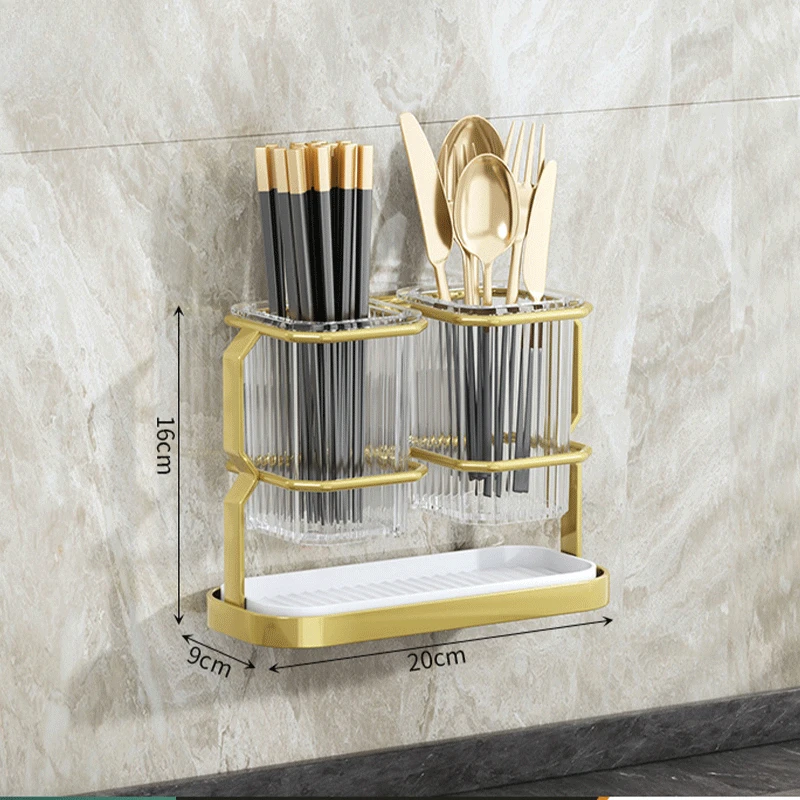 Utensil Holder Chopstick Storage Rack Cutlery Sink Chopsticks Holder Kitchen Spoon Fork Drain Rack Cutlery Storage Organizer