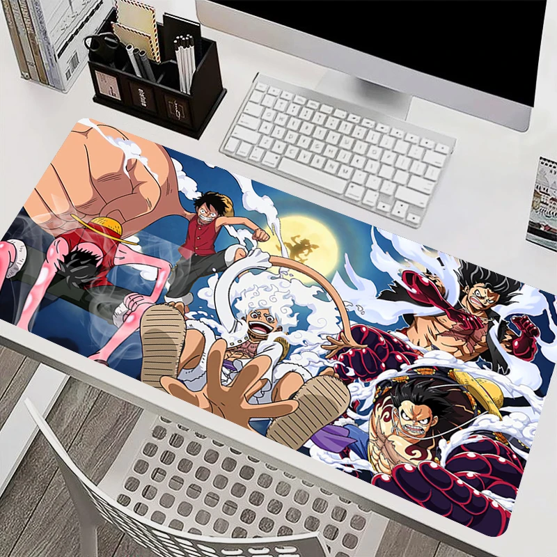 

Mouse Pad PC Accessories Keyboard Pad Anti Slip Mousepad Office Desk Mat Rubber Tablet Pad Gaming One Piece Luffy Extended Pad