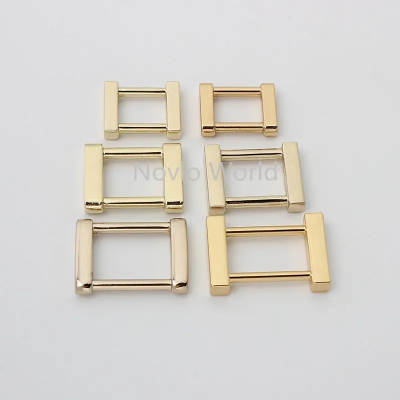 30-50PCS Metal Detachable Ring Buckles For Leather Craft Handbag Bags Straps Belt Loop Webbing Open Square Hanger Accessories