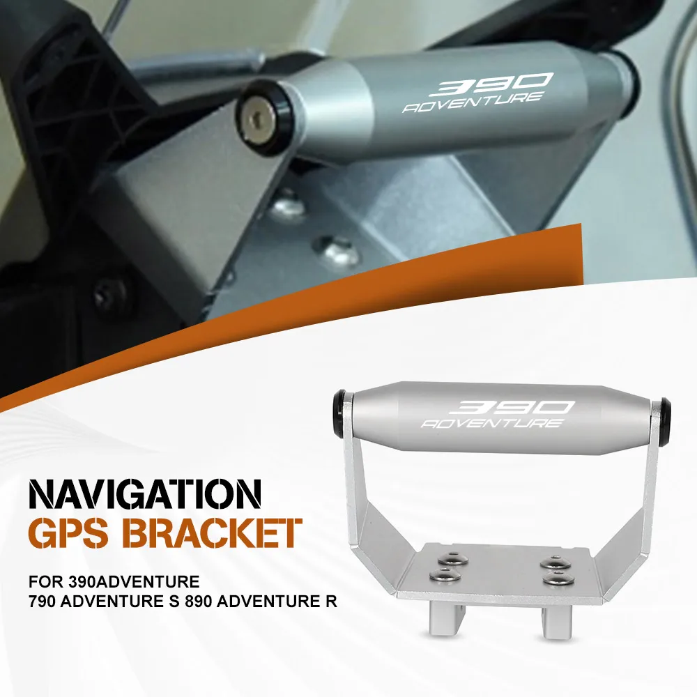 

For 390ADVENTURE 790 Adventure S 890 Adventure R Mobile Phone GPS Navigation Handle Bar Extension Bracke Sat Nav Mounting Holder
