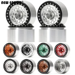 NEW ENRON  2.2“ Alloy Beadlock Wheels Hub Rim for RC 1/10 12mm Hex Crawler Car Axial SCX10 90046 RR10 Wraith YETI CC01 TF2