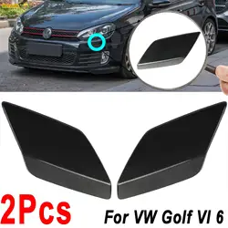 Car Front Bumper Headlight Washer Nozzle Cover Caps for VW Golf MK6 VI 5K 2008 2009 2010 2011 2012 2013 5K0955109C 5K0955110C