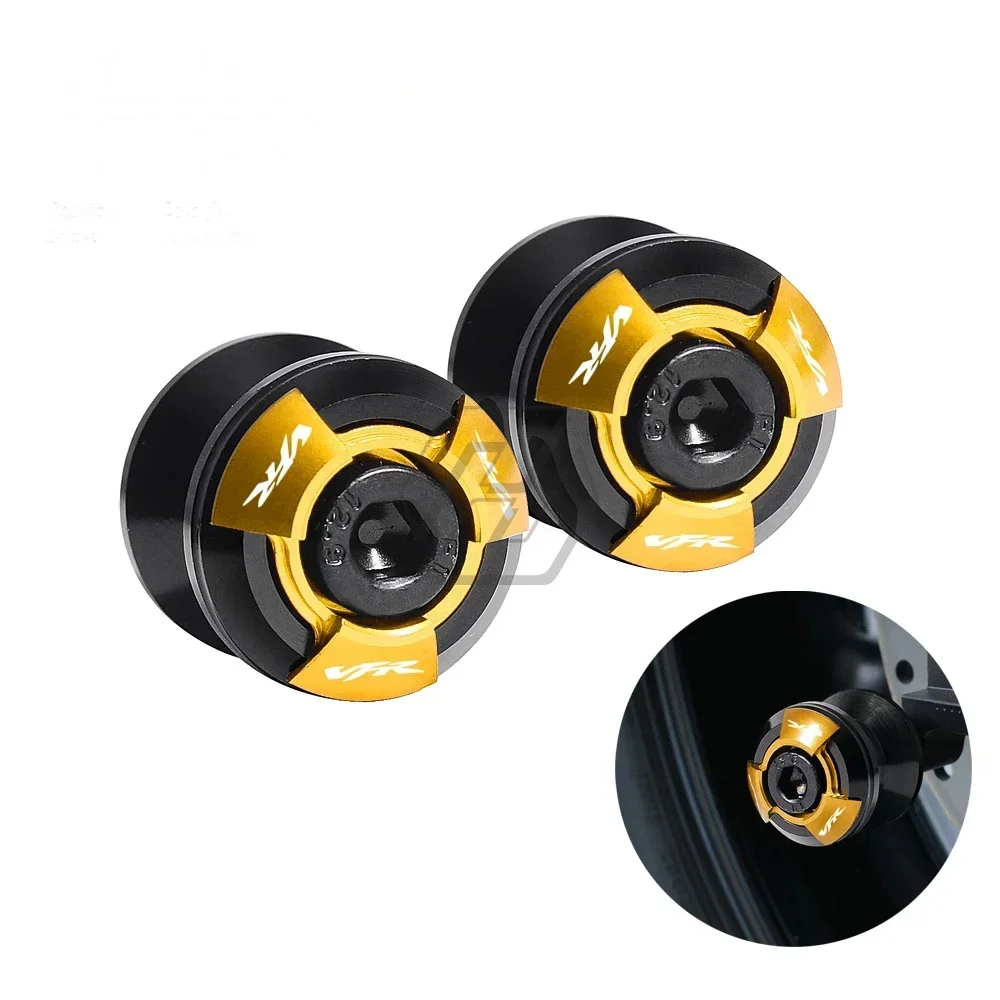 

For Honda VFR VFR800 VFR800F VFR1200F Motorcycle Accessories Swingarm Spools Slider Stand Screws