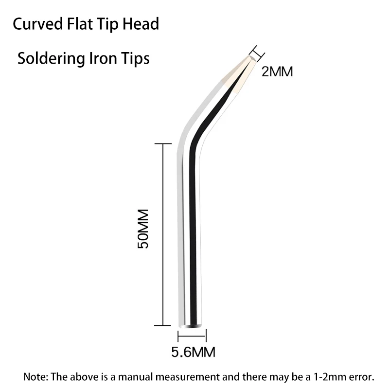 Curved/Oblique/2C 3C Lead Free Soldering Iron Tip 60w for External Heating Soldering Irons Tips Send Tin Gun Welding Tools