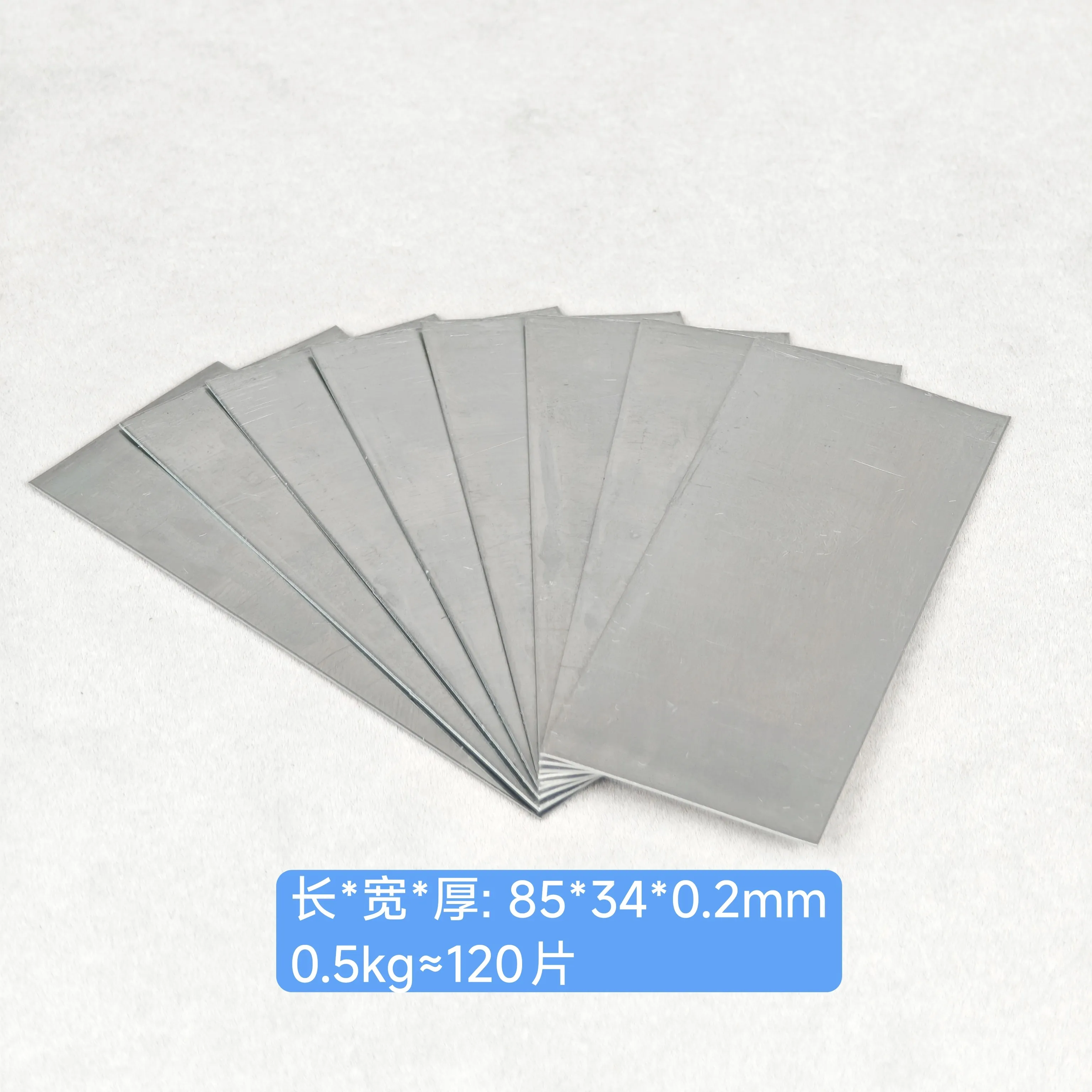 Zinc Foil Zinc Air Battery Negative Electrode/zinc Electrode/zinc Anode Pure Zinc Content 99.9%