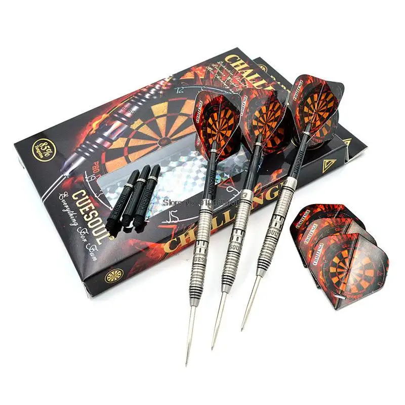 

Hard Dart Set, Dart Needle Drop Resistance 24g/26g/28g Steel Tip Tungsten Alloy Dart Set, With Red Dart Bar