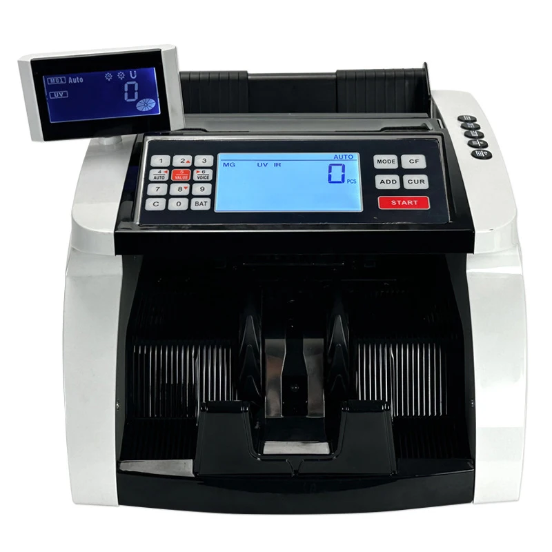 Multi-currency banknote detector, foreign currency counter, money counting machine, 5900D2, US dollar, Malaysian ringgit, Thai b