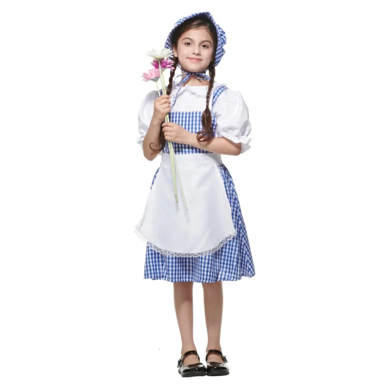 Wizard of Oz Girls Dorothy Costume Women Plus Size Dorothy Halloween Costume Fancy Dress 2021 New Arrival MS21542