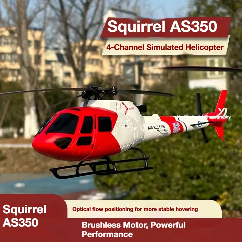 Wltoys Rc Helicopter K150 As350 Little Squirrel 4 Channel Brushless Motor Altitude Hold 6g Mode Simulation For Beginners