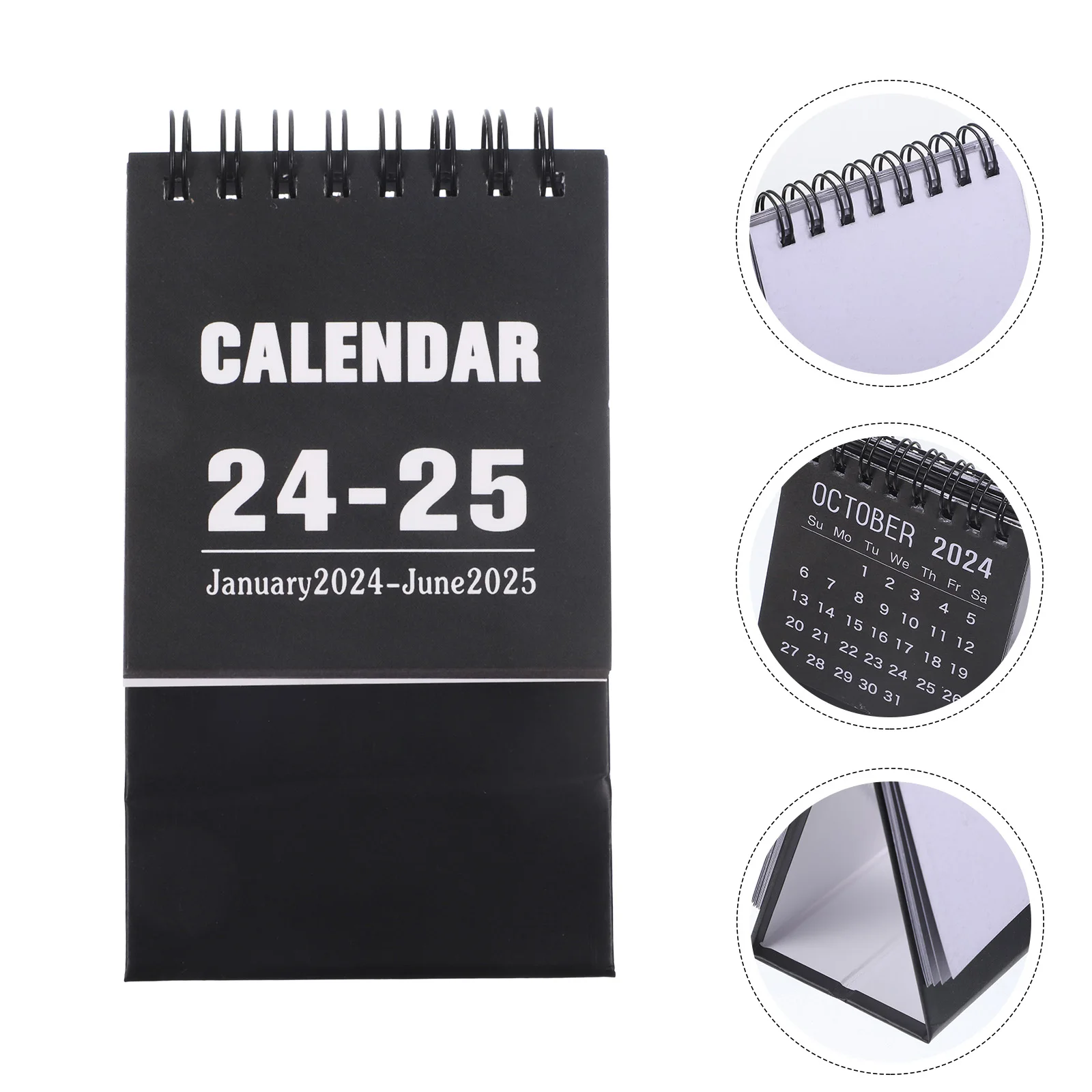 

Mini Desk Calendar Planner Office Cute Paper Blotter Calendars Small Flip Desktop