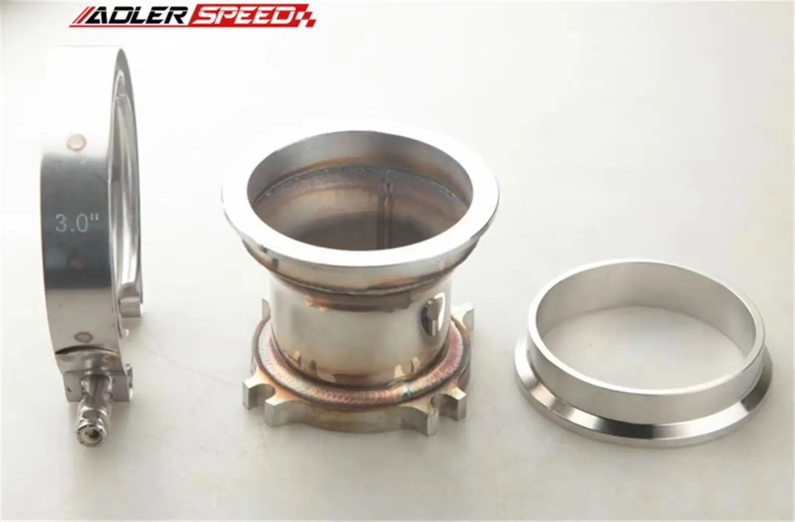 

ADLERSPEED T3 GT35 4-болтовый комплект зажимов для адаптера турбопроводной трубы с диапазоном 2,5 дюйма и диапазоном V 3 дюйма