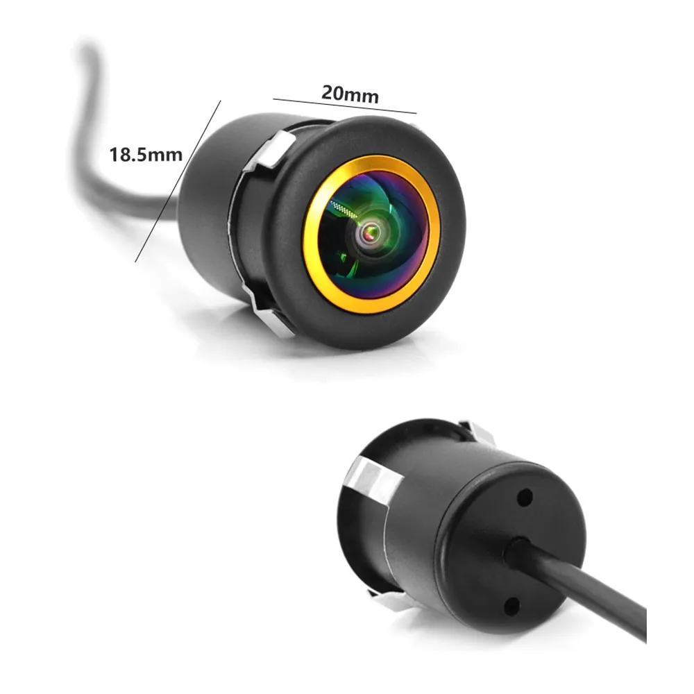Smartour AHD 1080 سيارة ديناميكية كاميرا الرؤية الخلفية سيارة عكس عدسة عين السمكة الذهبية للرؤية الليلية مقاوم للماء كاميرا تعقب عالمية