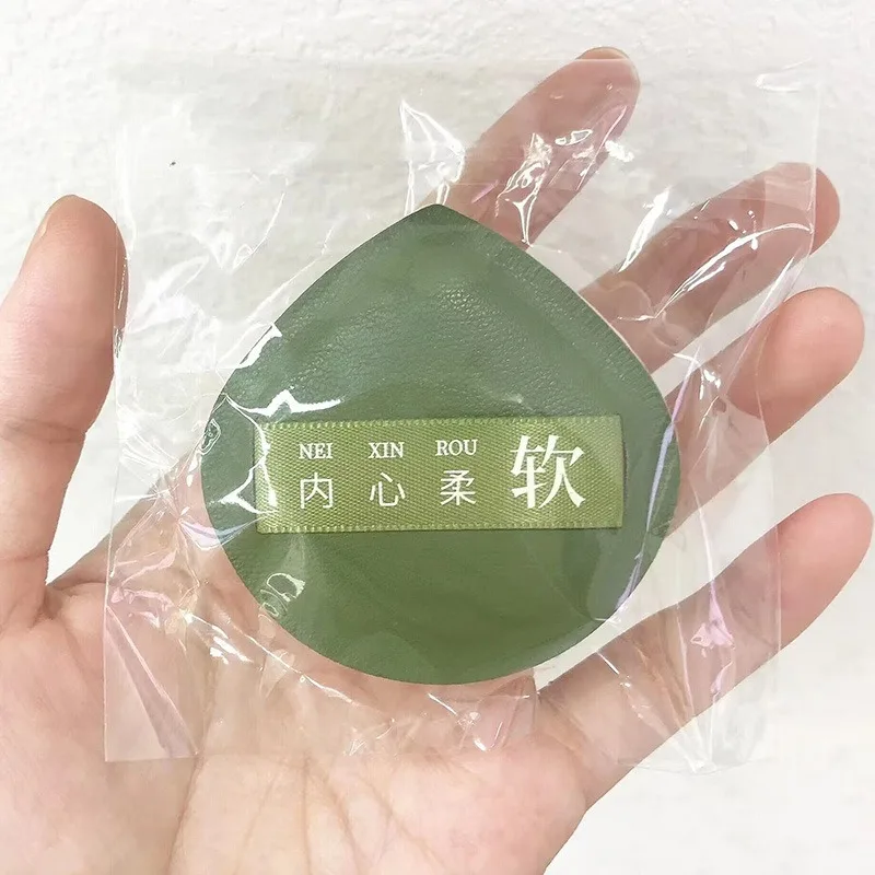 Luchtkussen Cosmetische Bladerdeeg Set Met Opbergdoos Make-up Suikerspin Spons Zacht Leer Clip Nat Droog Gebruik Gereedschap