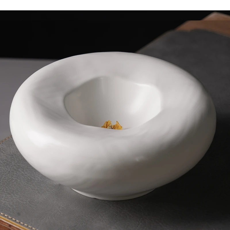 Ceramic Pasta Sashimi Sushi Plate Dinner Soup Basin Restaurant Round Solid Color Cutlery Snack Dessert Tray Cooking Dishes