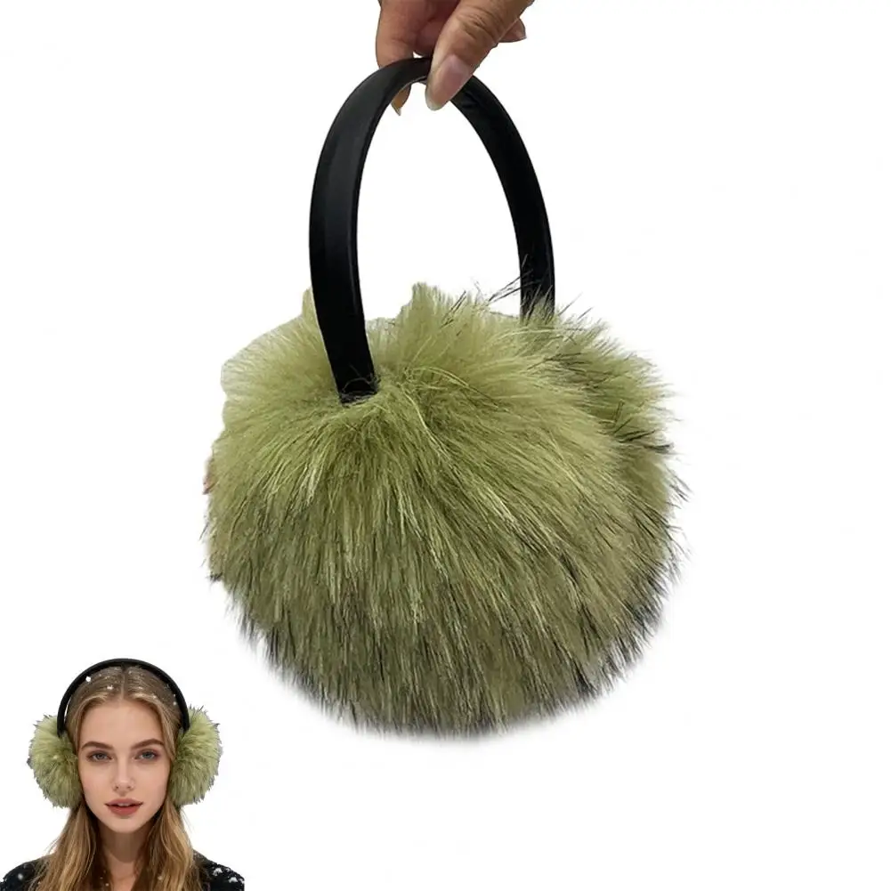 

Наушники из искусственного меха норки, большие, мягкие, толстые, пушистые, теплые, грелки для ушей, осень-зима, наушники для активного отдыха тоже머프