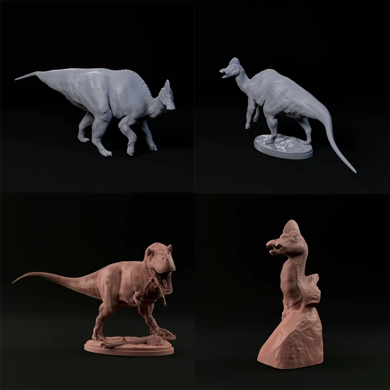 

1/35 15cm Corythosaurus Tyrannosaurus Model Toy Modern Animals Model Gk Customize 3D Printing