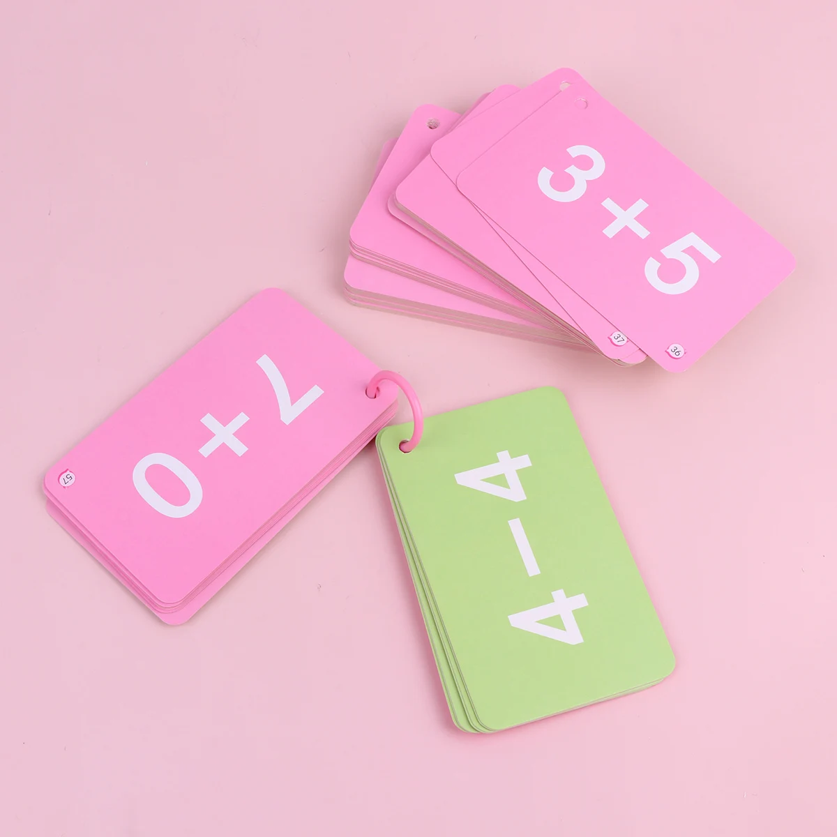 

Math Flash Cards 100pcs Arithmetic Question Cards Educational Subtraction Addition Multiplication Division Learning for Kids