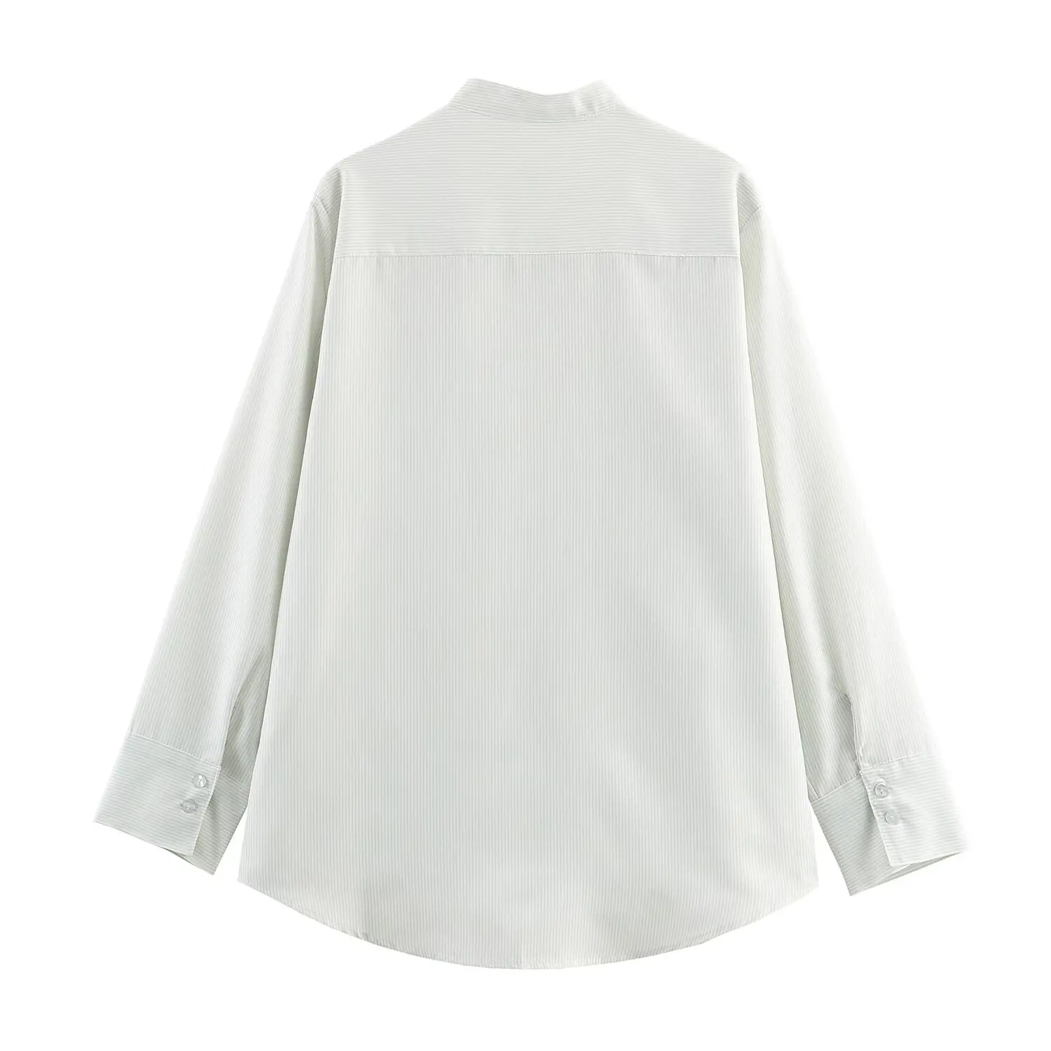 خريف جديد إمرأة طويل Sve فضفاض irt Faion Street Sle 2025 Wind ket مزين ألياف البوليستر متعددة الاستخدامات irt #4