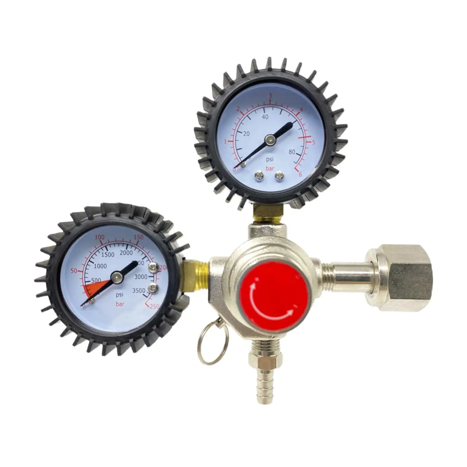 Dual Gauge CO2 Regulator for Draft Beer Kegerator CGA320