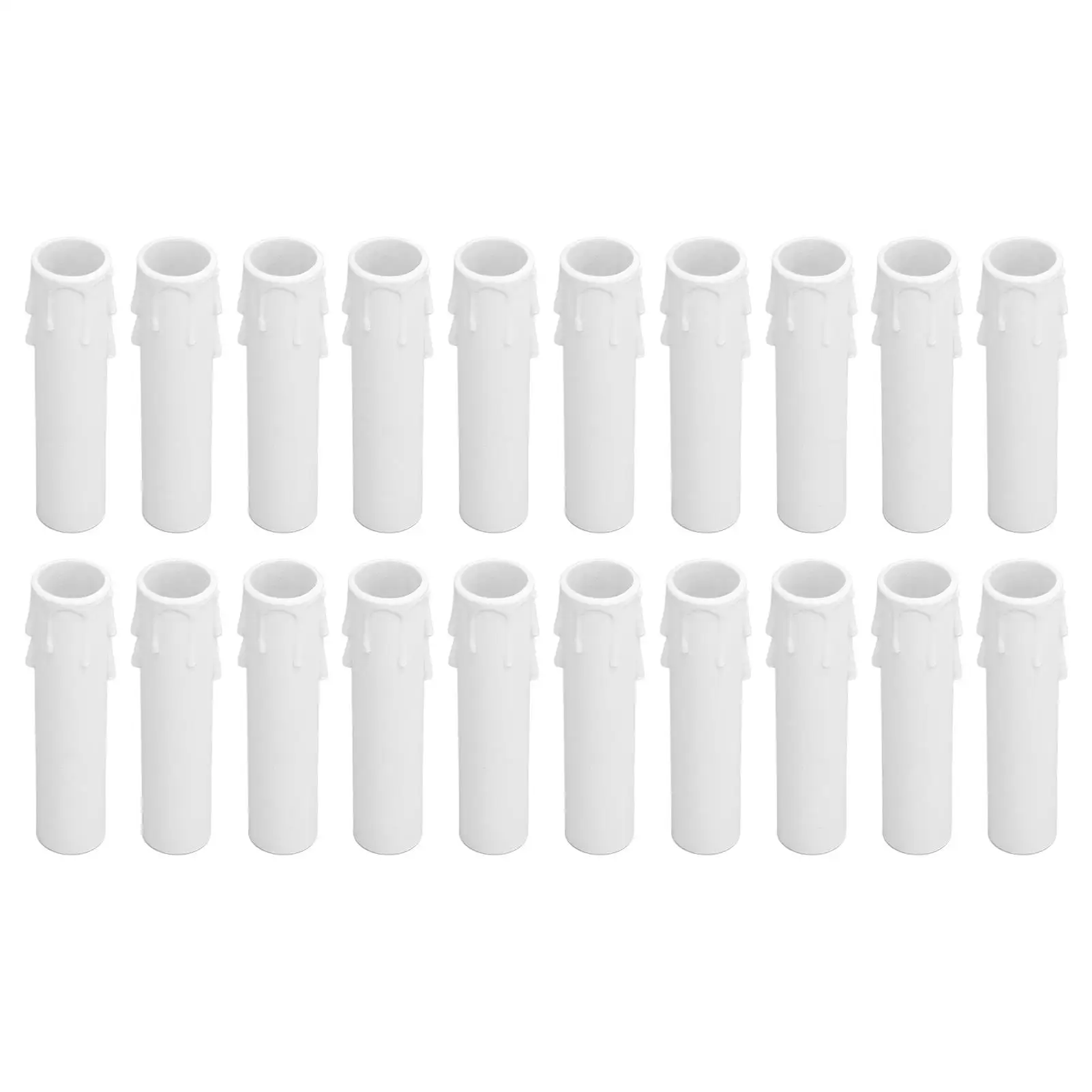 

E12 Candelabra Base Candle Covers 4 Inch Wax Drop Decorative Sleeves for home for restaurant for chandelier Lighting