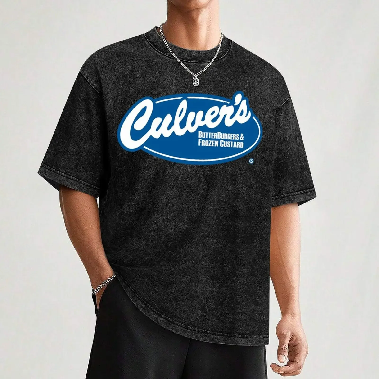 تي شيرت بشعار كولفر الأصلي بشعار البطاطس المقلية تي شيرت مقاس كبير قمصان جرافيك مخصصة ملابس علوية لطيفة للرجال #3