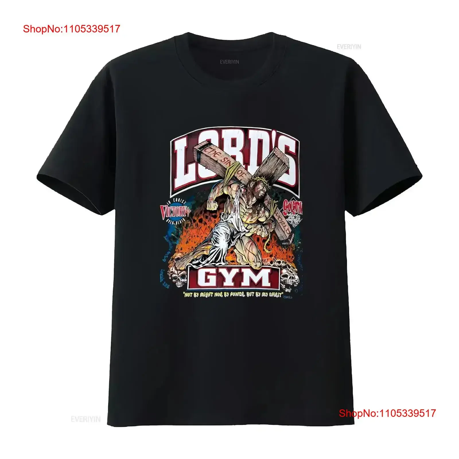 Vintage 90s Lord s Gym T Shirt Black size Medium Double Sided vtg jesus tee 1995 Washed Breathable Casual vintage Washed