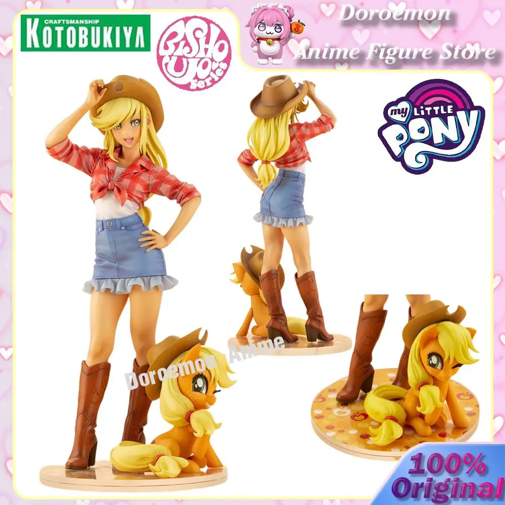 

In Stock Original Kotobukiya My Little Pony Bishoujo Series Applejack 1/7 22Cm Original Brand New Beauty Girl Figures Gifts