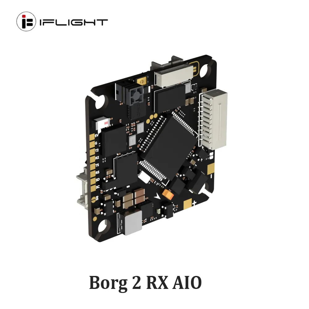 

iFlight Borg 2 RX AIO Flight Controller with 25.5*25.5mm Mounting Holes for FPV Parts