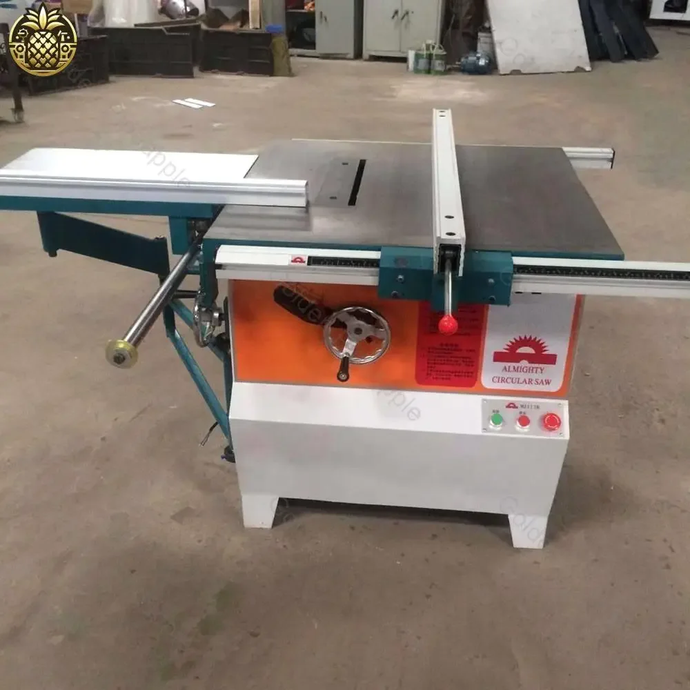 

High Quality Tilting Arbor Sliding Table Saw for Wood Cutting Precision.