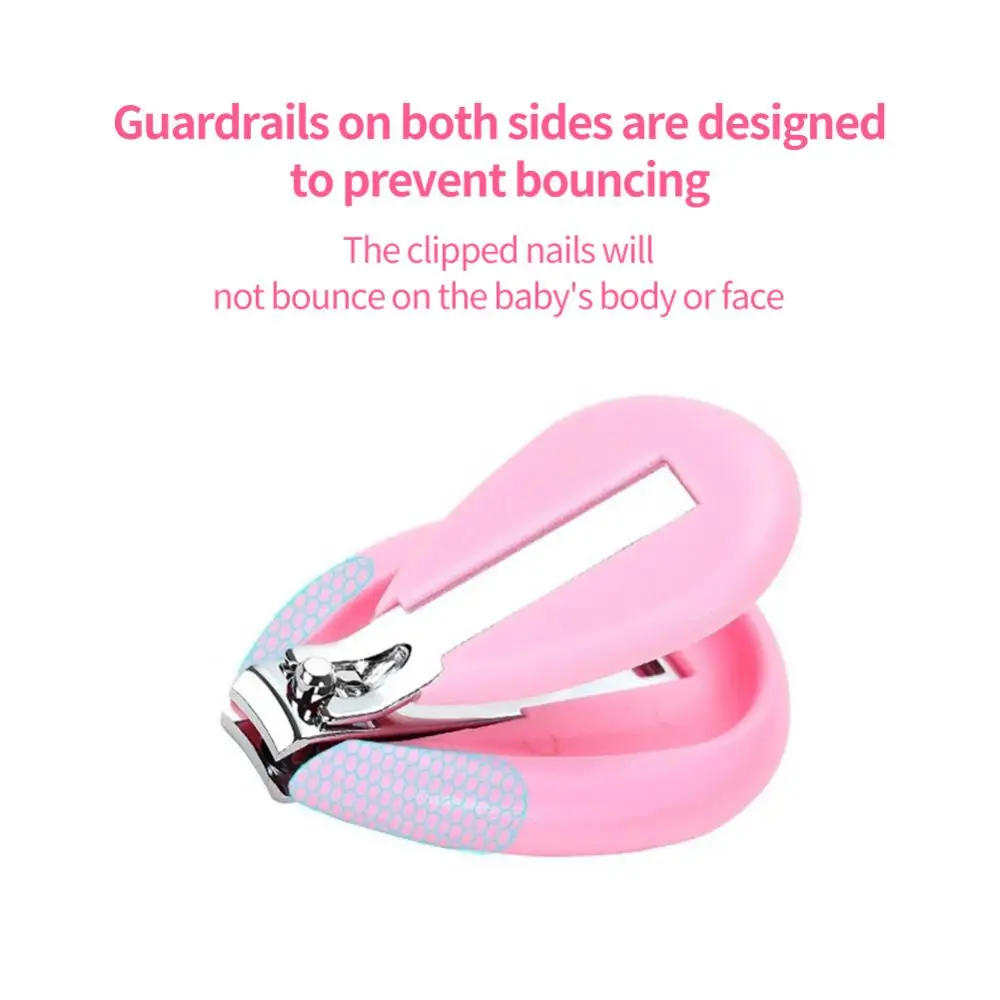 Infant Finger Toe Trimmer No Odor Light Healthy Safety Jaws Prevent Bouncing Baby Nail Care Tools Kids Nail Clippers Anti-fall