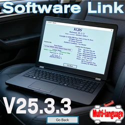 SOFTWARE di aggiornamento VCDS VAG COM OBD2 Scanner VCDS HEX V2 interfaccia USB per VW AUDI Skoda Seat Unlimited VINs multilingue VAGCOM