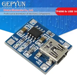 5pcs TP4056 +Protection Dual Functions 5V 1A Li-ion Charging module Board Micro TYPE-C USB 18650 Lithium Battery Charging Module