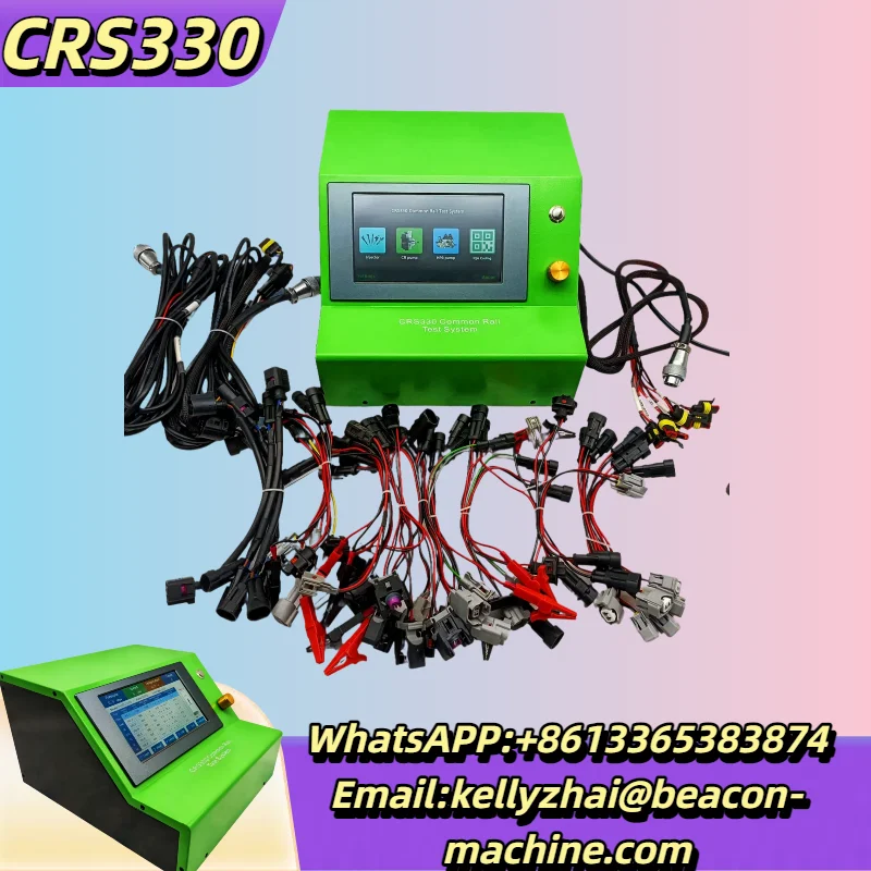 

CRS330 Дизельный пиаэлектрический электромагнитный инжектор Common Rail Тестер Настольное оборудование Тестовая машина