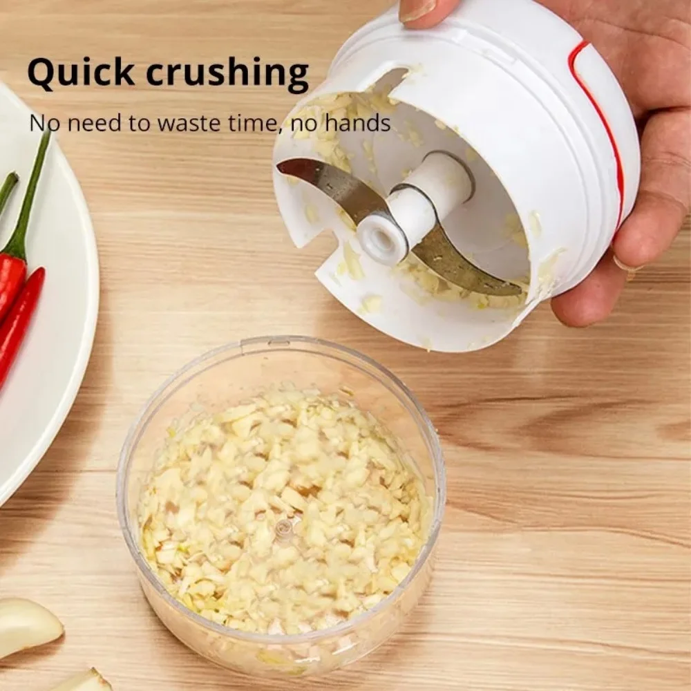 Manual Garlic Masher Hand Pulled Garlic Grinder In The Kitchen Multi-Function Food Garlic Grinder Household Garlic Blender Tool