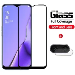 Screen Protector for OPPO A12 A52 A72 A91 A92 A12e A3S A5S A31 A5 A9 2020 Tempered Glass Film with Camera Lens Protective