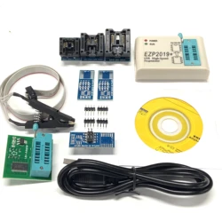 EZP2019 EZP2019 + USB 고속 SPI 프로그래머, 24, 25, 93 EEPROM, 25 플래시 BIOS 칩, 5 소켓 풀 세트 지원