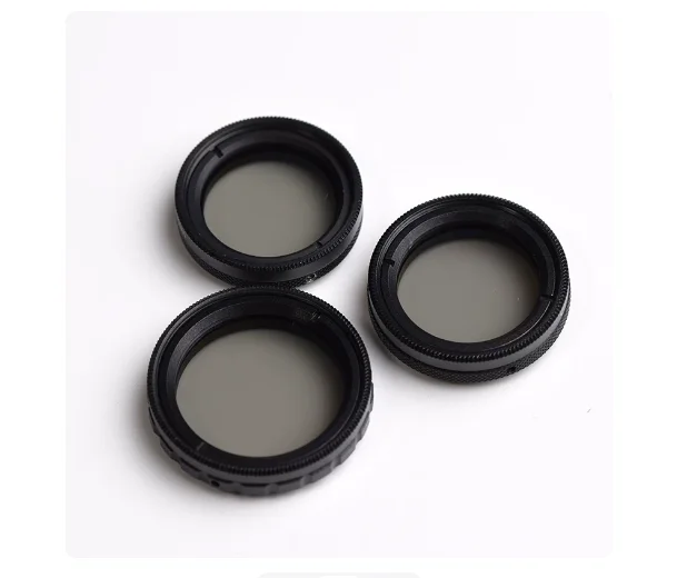 Circular & Linear Polarizing Filter Anti‑Reflection Optical Lens Accessory For Industrial Microscope Inspection Camera