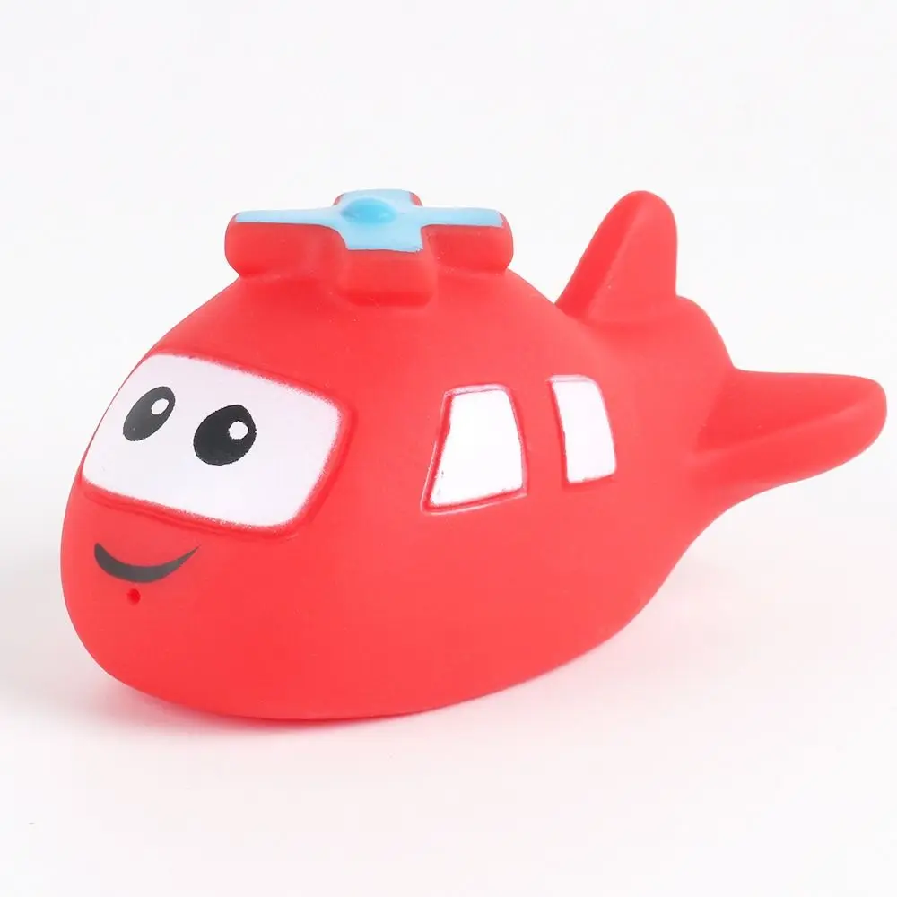 Funny Gifts Boat Plane Baby Bath Toy Water Spray Transportation Swimming Water Toys Float Squeeze PVC Bathing Toy Kids Gift