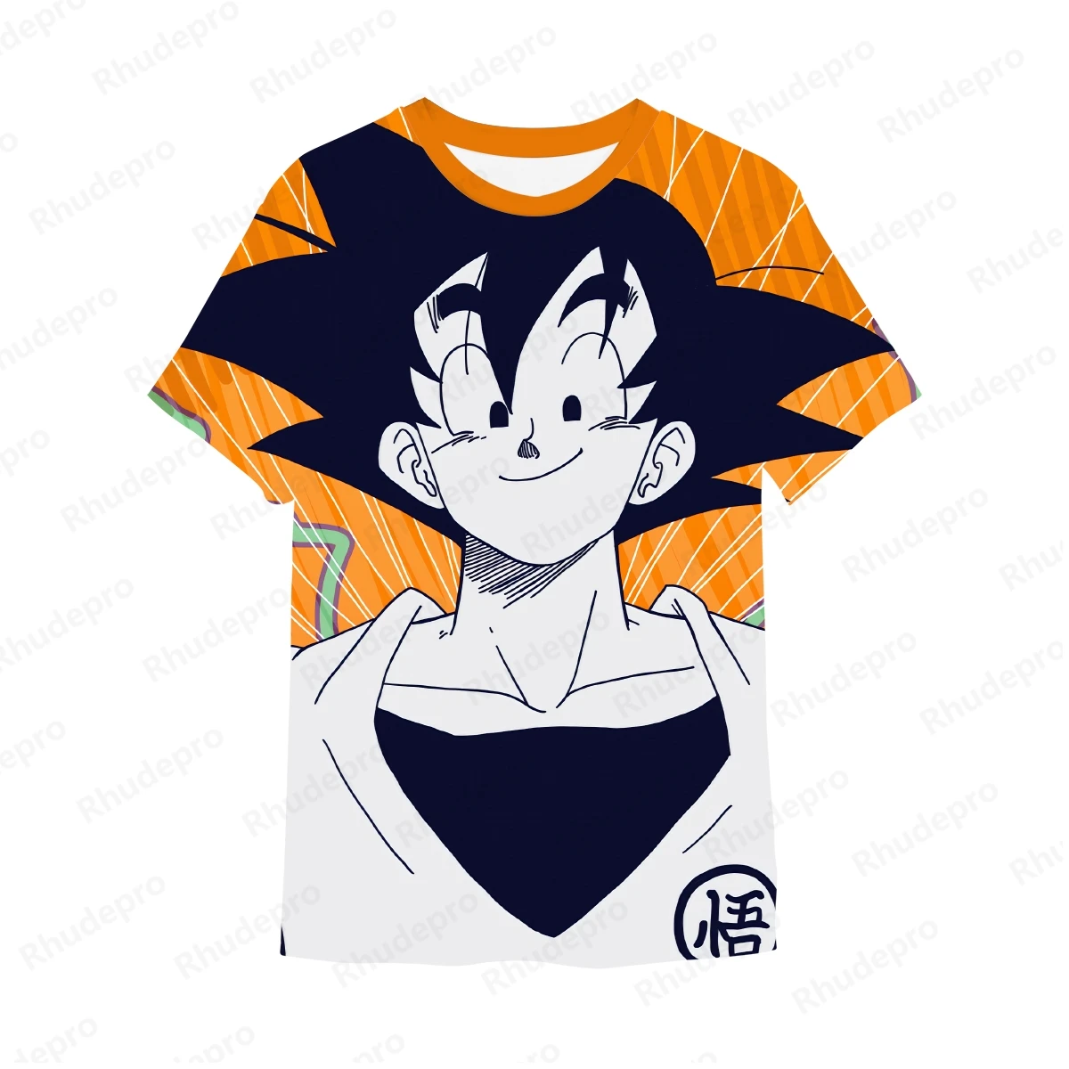 メンズ半袖Tシャツ,ドラゴンボールアニメ悟空3DプリントTシャツ,ストリートレジャースポーツトップ,ユニセックス,子供向け,夏,トレンディ,新品,2022